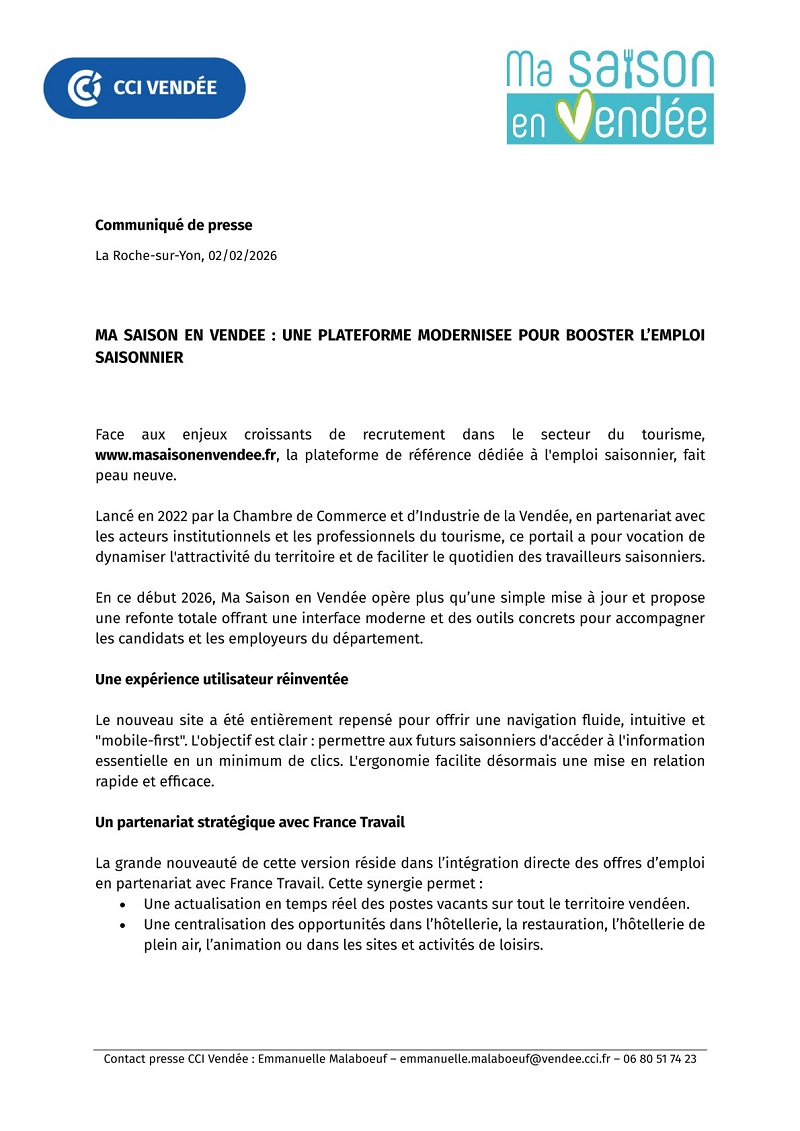 Communiqué de presse page 1