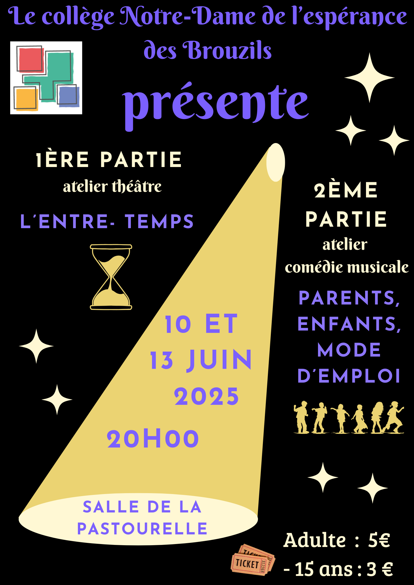 affiche représentation